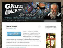 Tablet Screenshot of galileounchained.com
